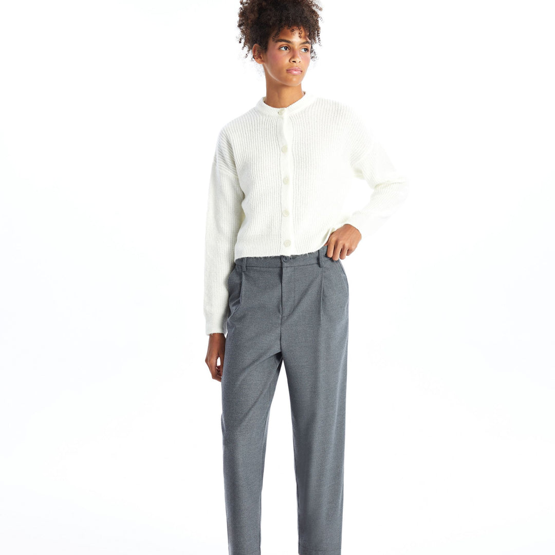 Moudda LC Waikiki - Pantalon tissé moyen Femme Anthracite - Tunisie 1