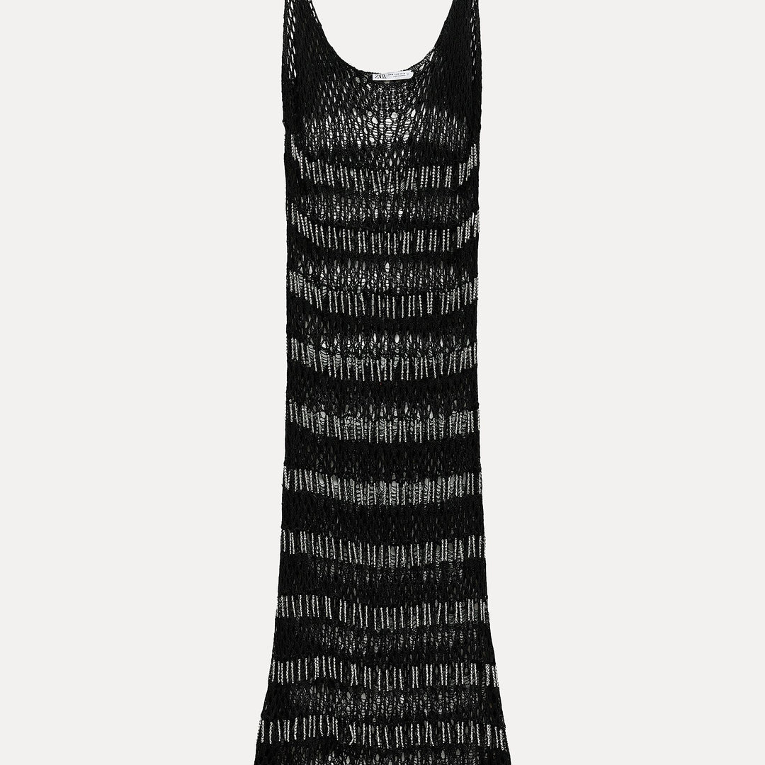 Moudda ZARA - Robe Midi en Résille à Strass - Tunisie 1