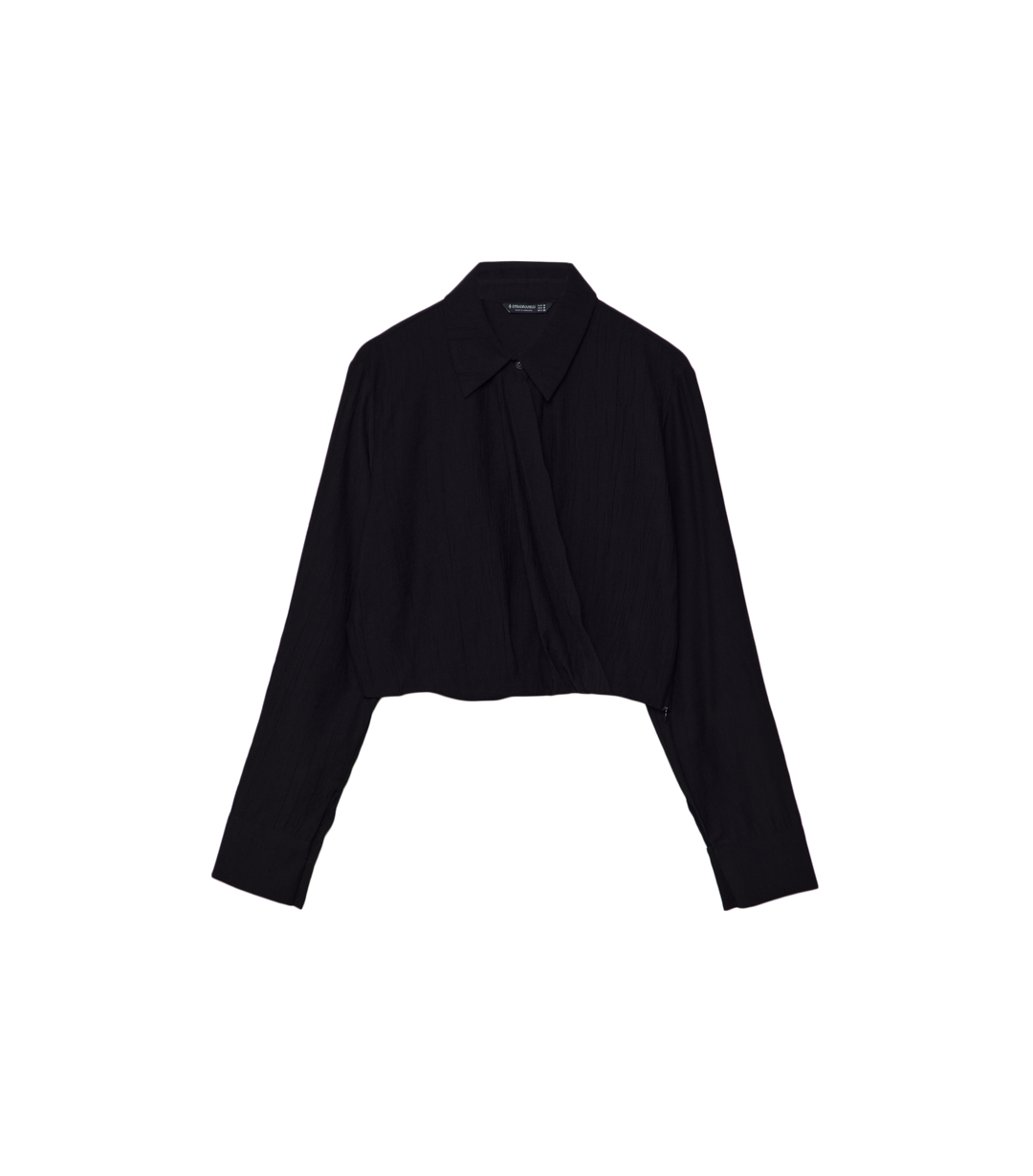 Moudda STRADIVARIUS - Chemise Croisée Manches Longues - Tunisie 4