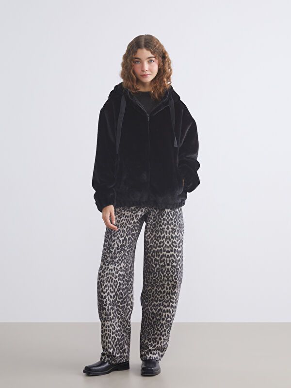 Moudda LC Waikiki - Manteau effet laine Femme Noir - Tunisie 2