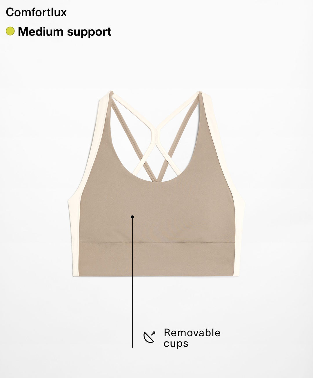 Moudda Oysho - Soutien-Gorge Comfortlux Mousse Extra Bretelles Bloc - Tunisie 3