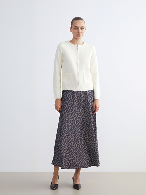 Moudda LC Waikiki - Cardigan tricot épais Femme Ecru - Tunisie 2