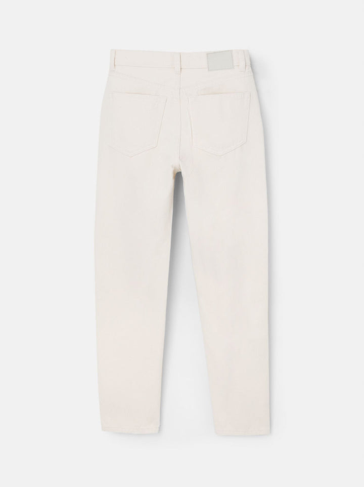 Moudda PULL & BEAR - Pantalon Mom Blanc - Tunisie 4