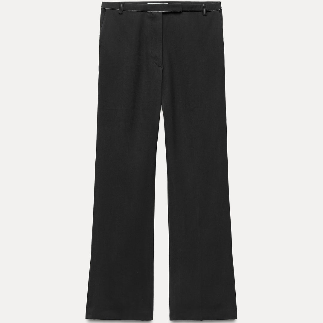 Moudda ZARA - Set pantalon droit avec surpiqûres contraste - Tunisie 1
