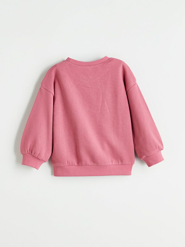 Moudda LC Waikiki - Sweatshirt en jersey Fille Rose poudre - Tunisie 4
