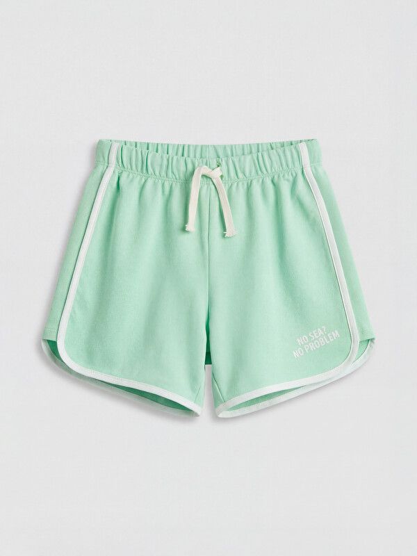 Moudda LC Waikiki - Short / Bermuda en jersey pour Fille couleur Vert clair - Tunisie 1