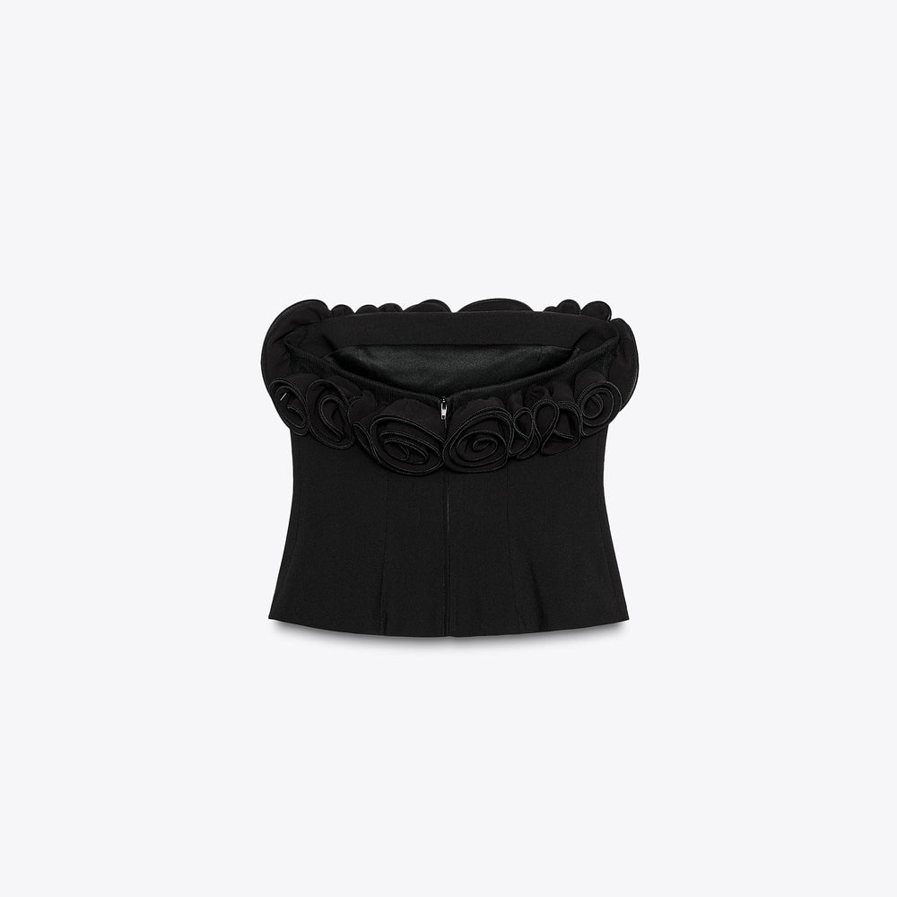 Moudda ZARA - Top Élastique - Motif & Fleurs - Tunisie 2