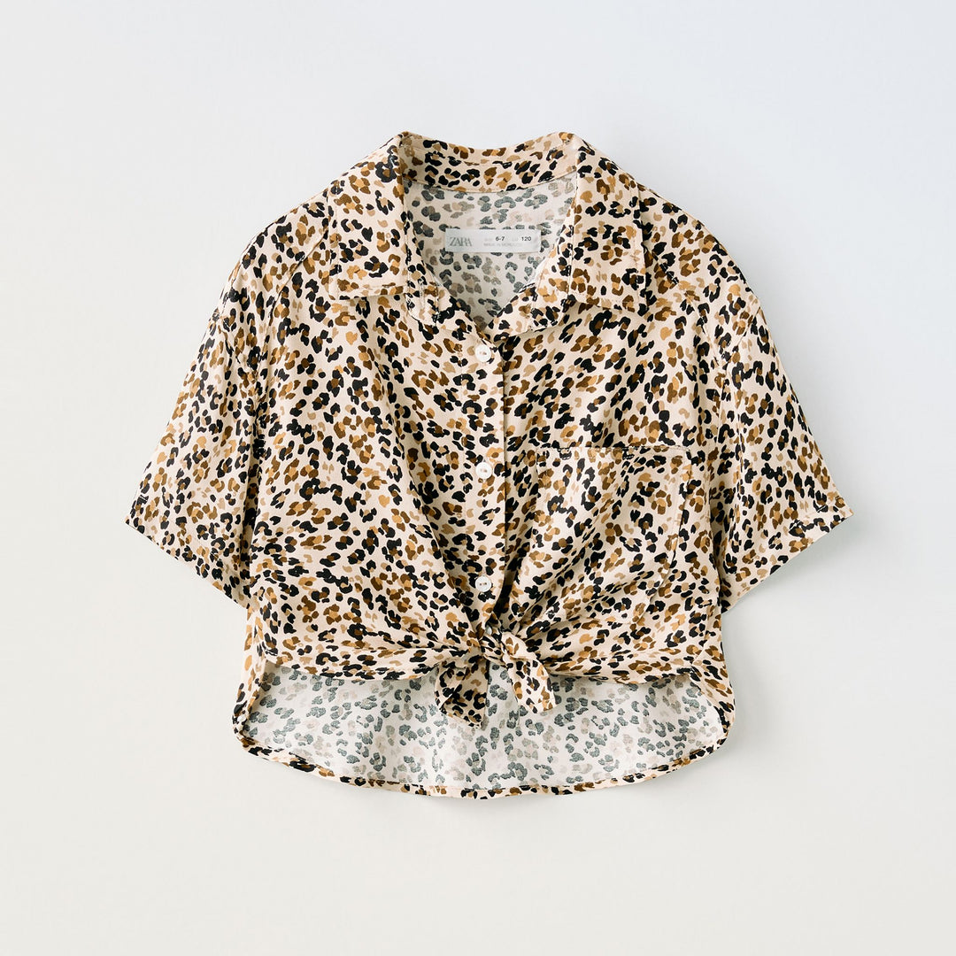 Moudda ZARA - Chemise fille imprimé animalier - Tunisie 2