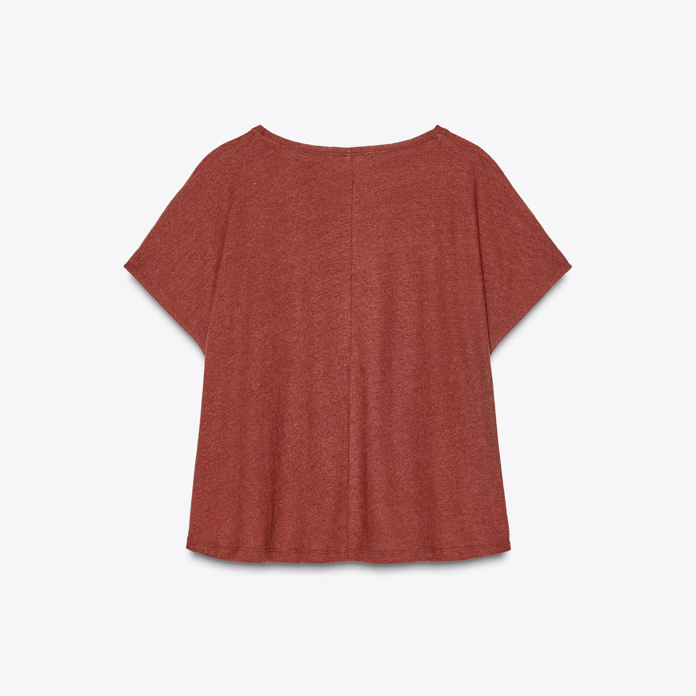 Moudda ZARA - T-Shirt - Manches Courtes, Col Rond & Coton/Lin - Tunisie 2