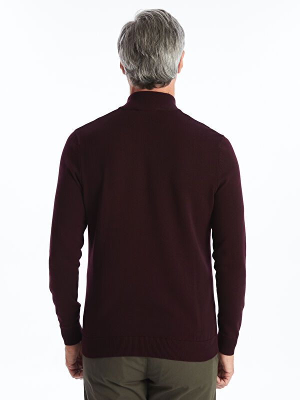 Moudda LC Waikiki - Pull en tricot Homme Bordeaux - Tunisie 5