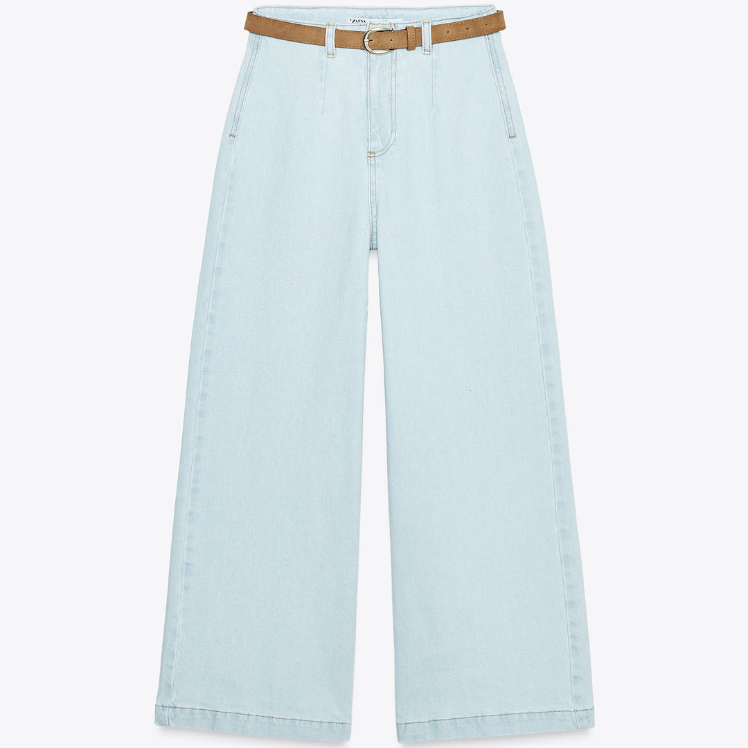 Moudda ZARA - Denim - Taille Haute, Wide Leg & Cropped - Tunisie 1