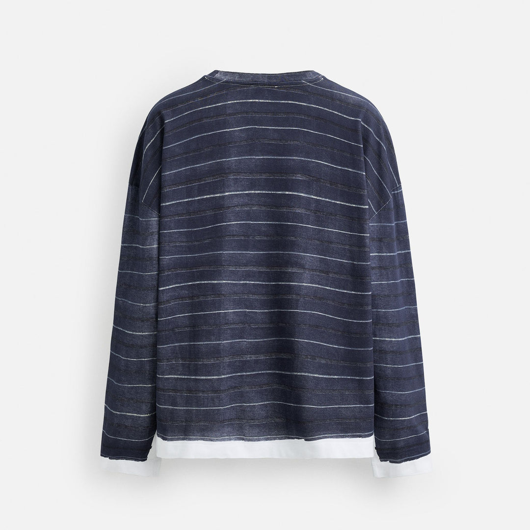 Moudda ZARA - T-Shirt - Rayures Peintes (Soft Layers) - Tunisie 2