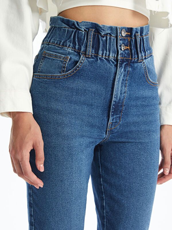 Moudda LC Waikiki - Pantalon tissé denim Femme Rodéo mid indigo - Tunisie 3