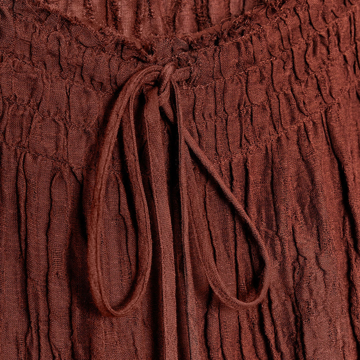 Moudda ZARA - Robe Lin - Marron - Tunisie 3