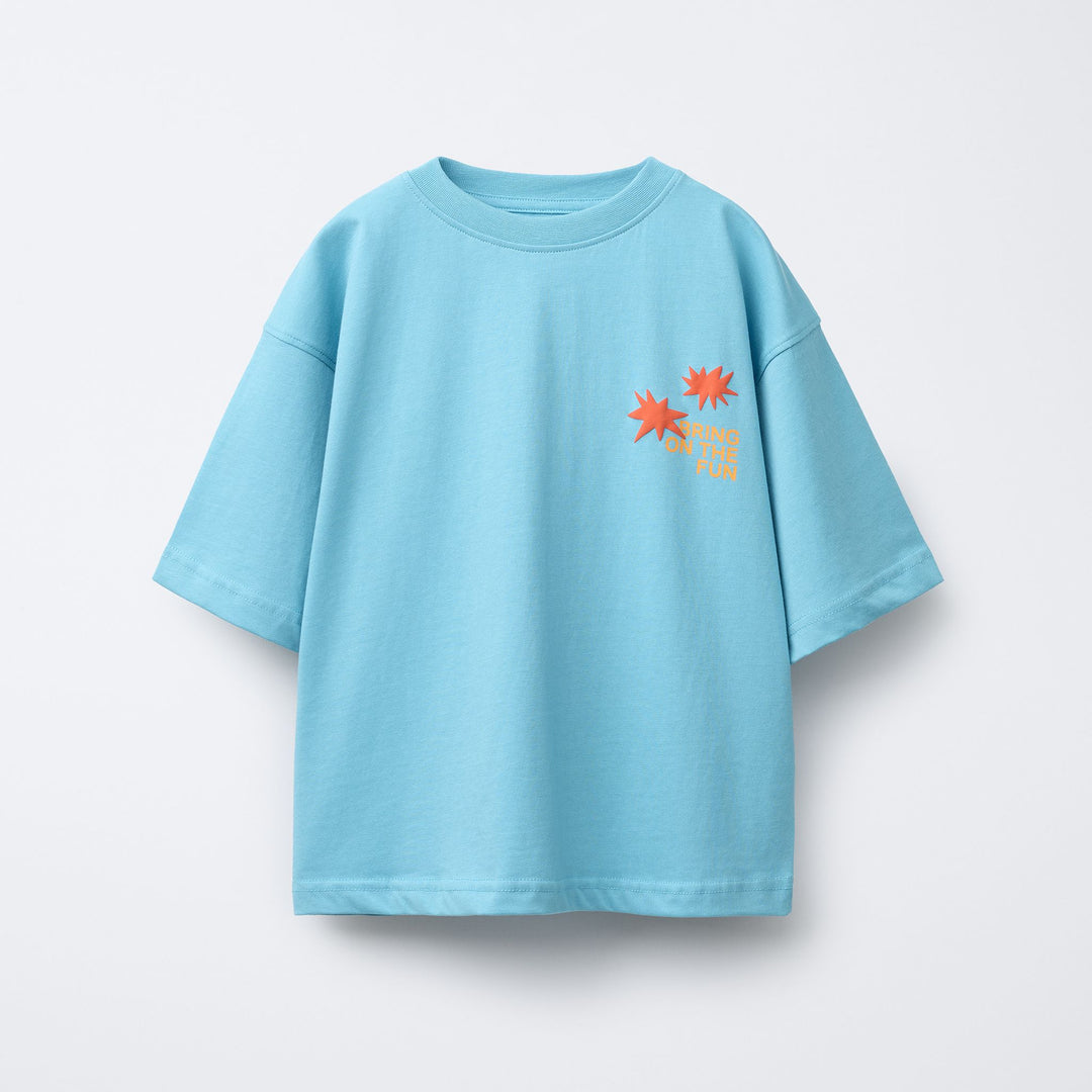 Moudda ZARA - T-Shirt - Bleu, Imprimé Neon & Groupe Avril - Tunisie 1