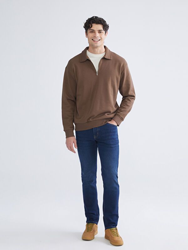 Moudda LC Waikiki - Pantalon jean tissé basique Homme Rodéo noir - Tunisie 1