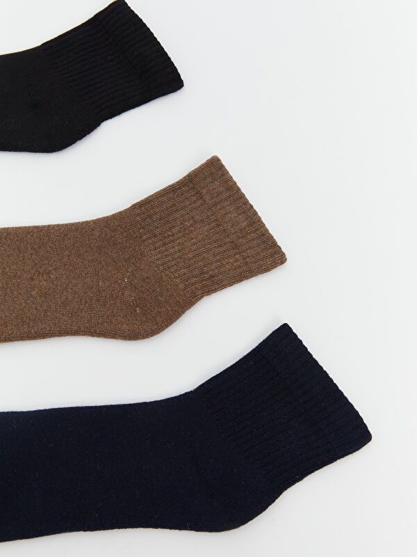 Moudda LC Waikiki - Chaussettes courtes Homme Fil mélangé teint - Tunisie 2