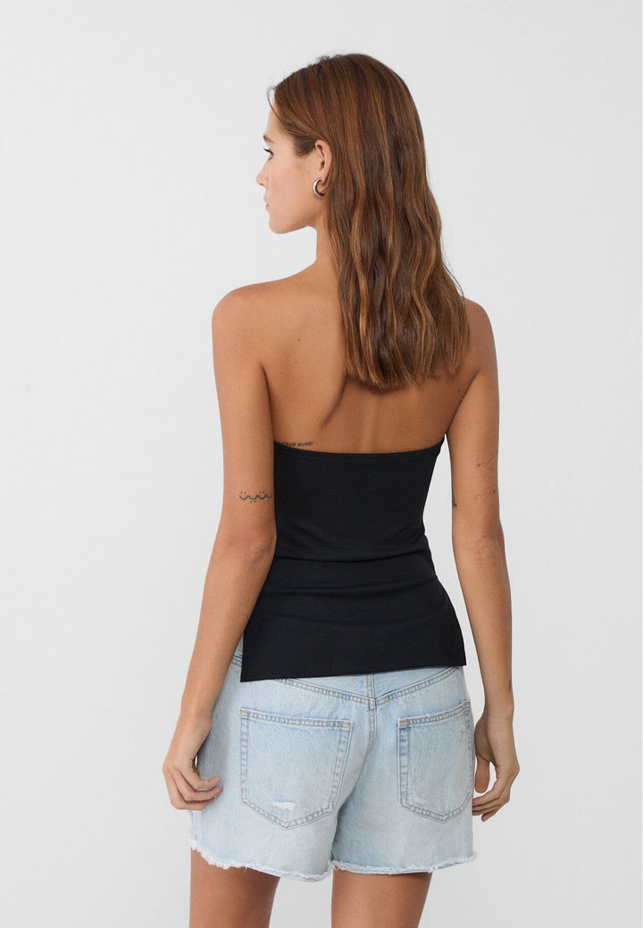 Moudda STRADIVARIUS - Top bandeau avec Ouvertures Latérales - Tunisie 5