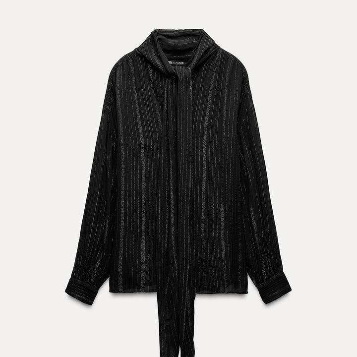 Moudda ZARA - Chemise manches longues foulard lurex - Tunisie 1