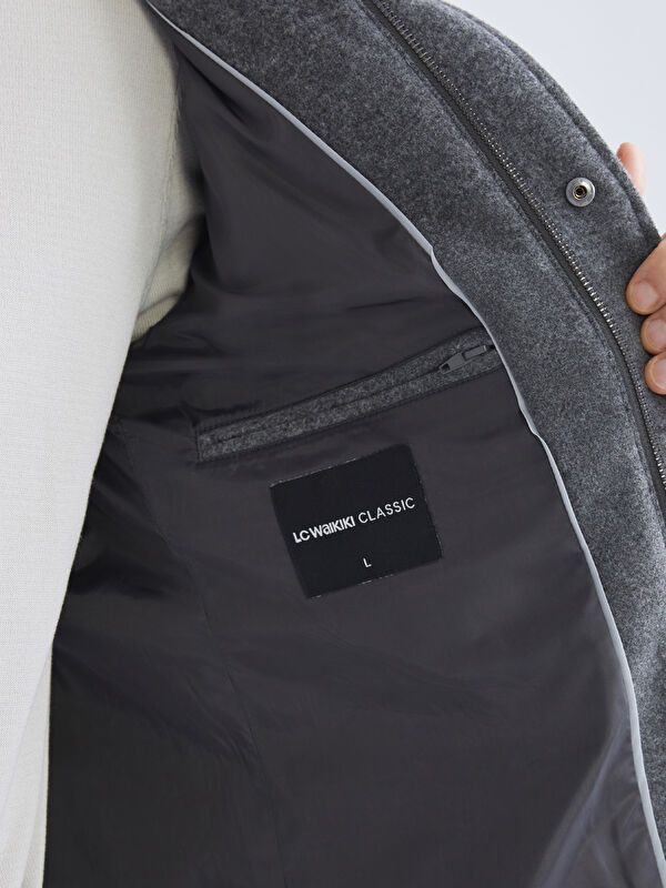 Moudda LC Waikiki - Manteau lourd Homme Mélange anthracite - Tunisie 4