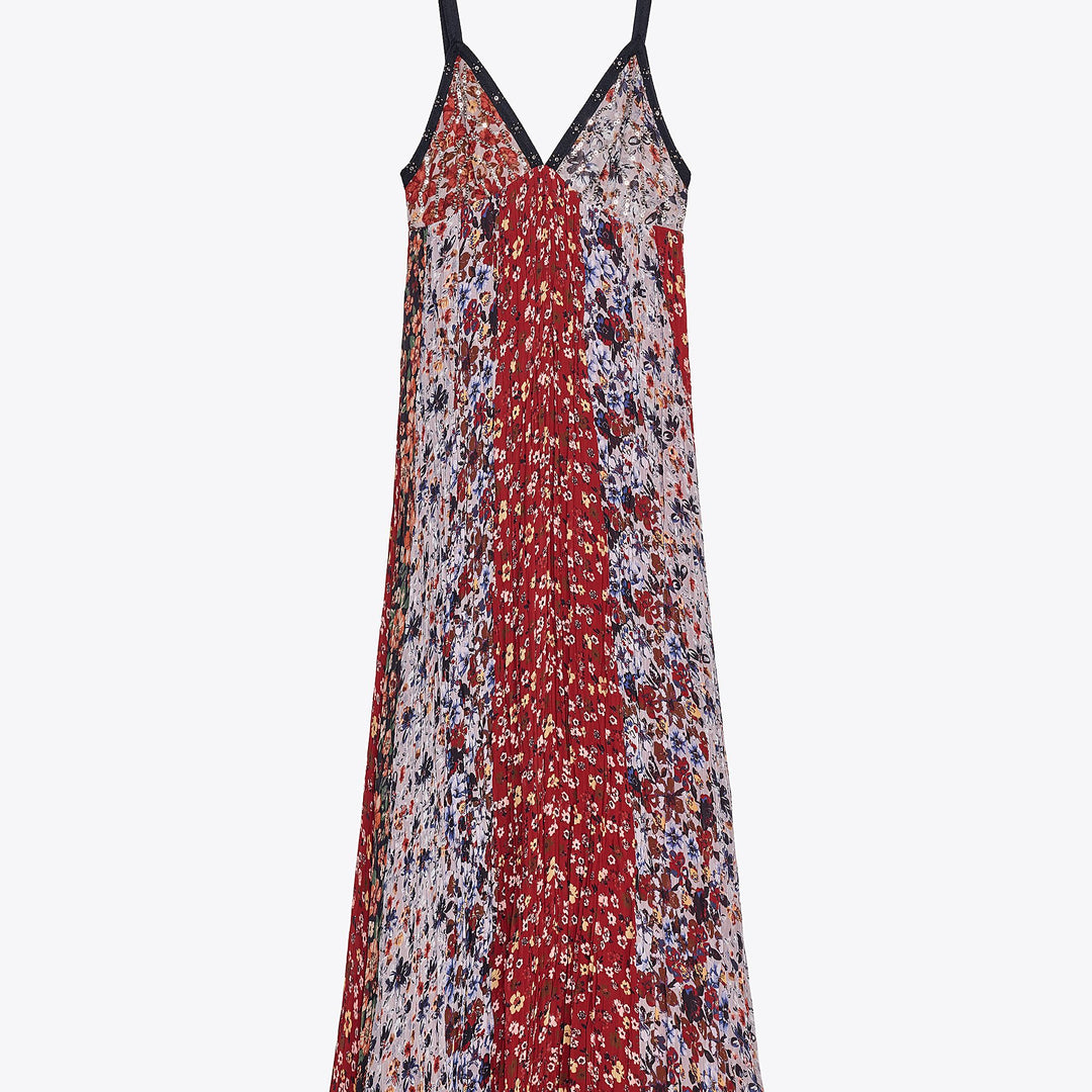 Moudda ZARA - Robe - Col Piqué & Imprimé Floral Multicolore - Tunisie 1