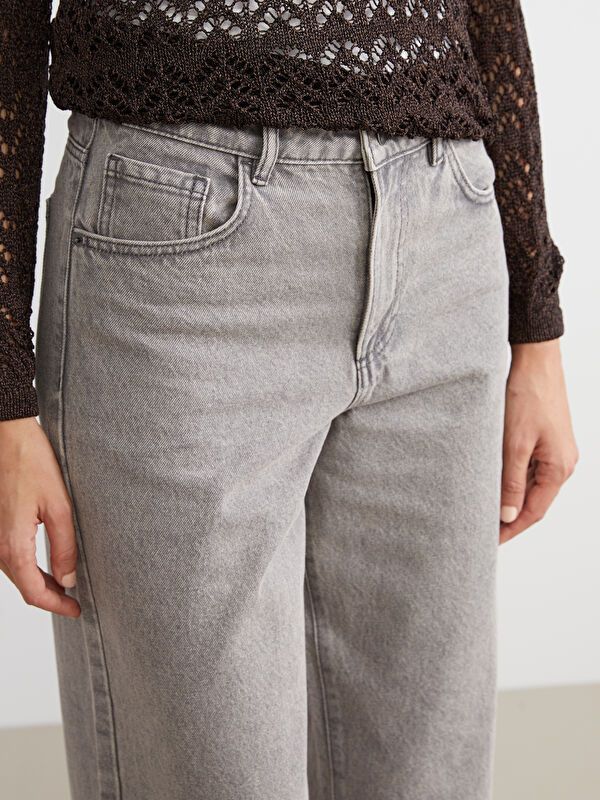 Moudda LC Waikiki - Pantalon jean tissé basique Femme Rodéo grey - Tunisie 3