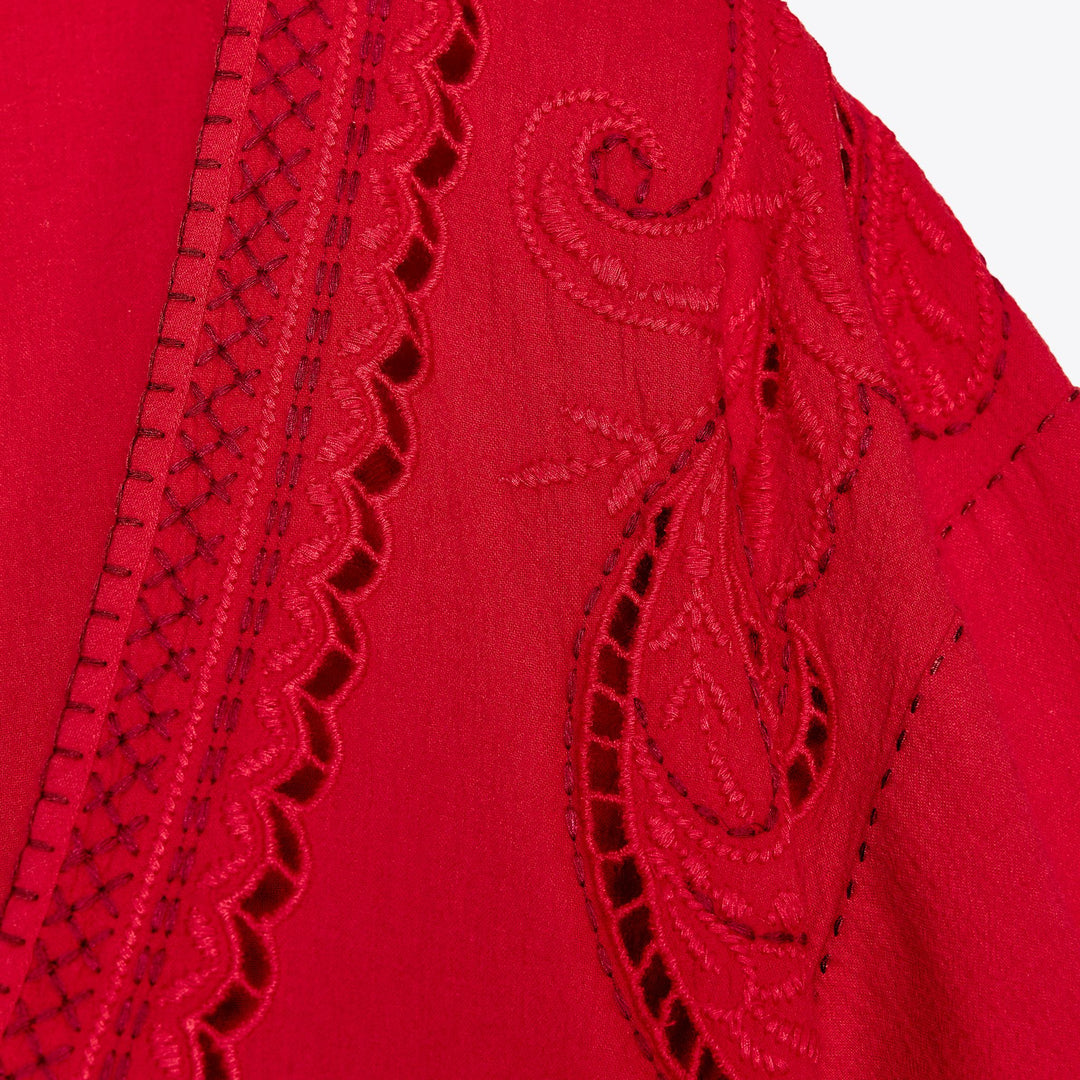 Moudda ZARA - Robe Mini Brodée - Manches Bouffantes - Tunisie 3