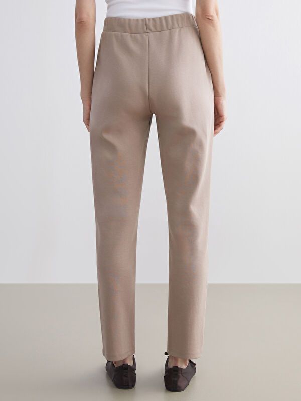 Moudda LC Waikiki - Pantalon jersey Femme Brun clair - Tunisie 4