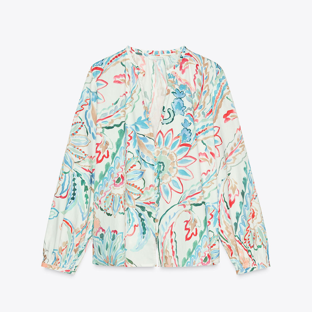 Moudda ZARA - Blouse Popeline - Imprimée - Tunisie 1
