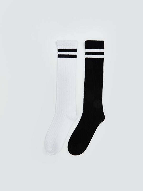 Moudda LC Waikiki - Chaussettes hautes Fille Ecru - Tunisie 1