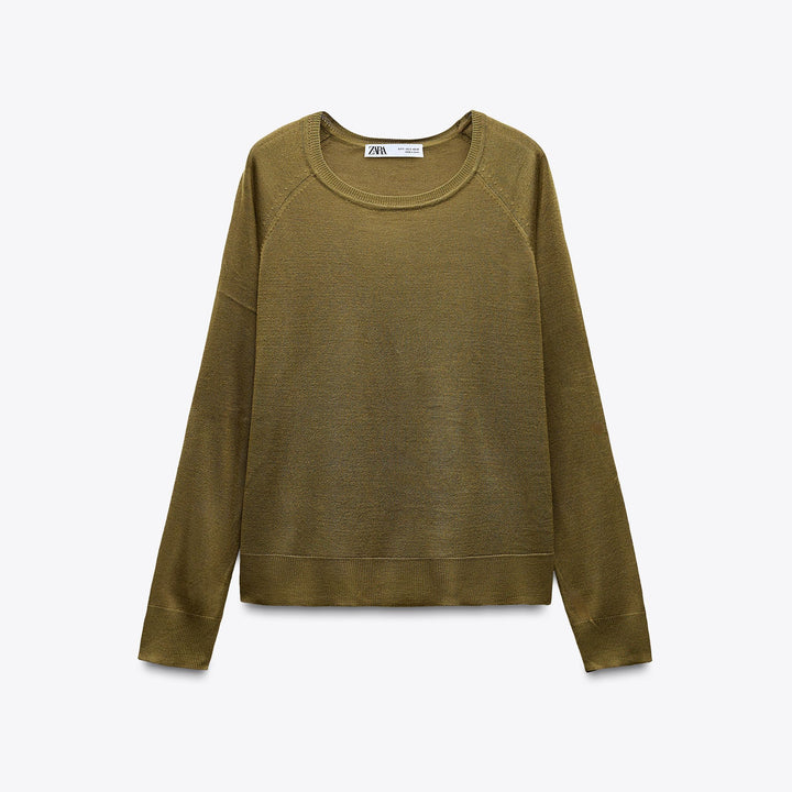 Moudda ZARA - Nouveau Pull - Col Caja & Manches Raglan - Tunisie 1