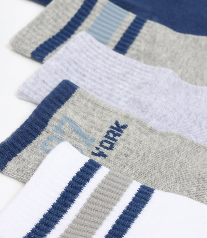 Moudda Lefties - Pack 5 Chaussettes Cheville - New York - Tunisie 3
