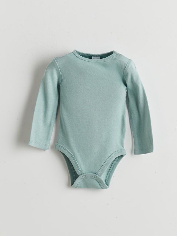 Moudda LC Waikiki - Body jersey imprimé manches longues sport Garçon Beige clair - Tunisie 2