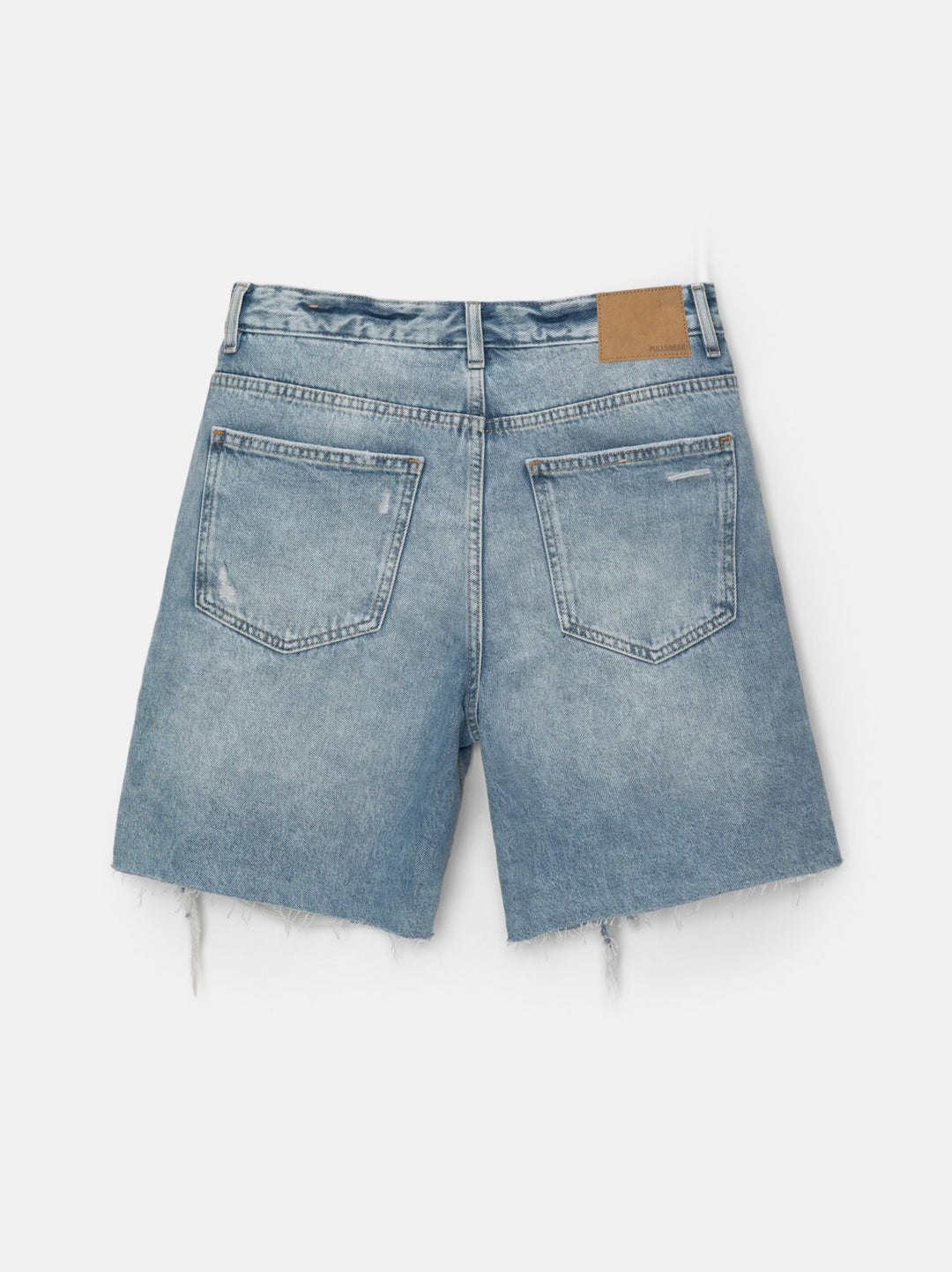 Moudda PULL & BEAR - Bermuda Denim Straight Déchiré - Tunisie 5