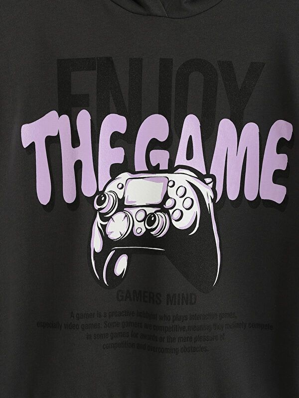 Moudda LC Waikiki - Sweatshirt en jersey Garçon Anthracite - Tunisie 4