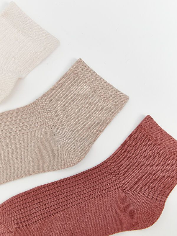 Moudda LC Waikiki - Chaussettes courtes Femme Rose pâle - Tunisie 2