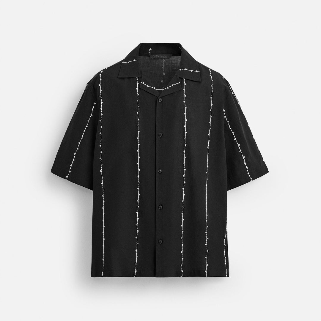 Moudda ZARA - Chemise - Broderie (Crafted Midnight) - Tunisie 1