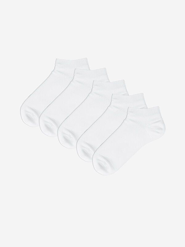 Moudda LC Waikiki - Chaussettes pour sneakers Femme Blanc optique - Tunisie 1