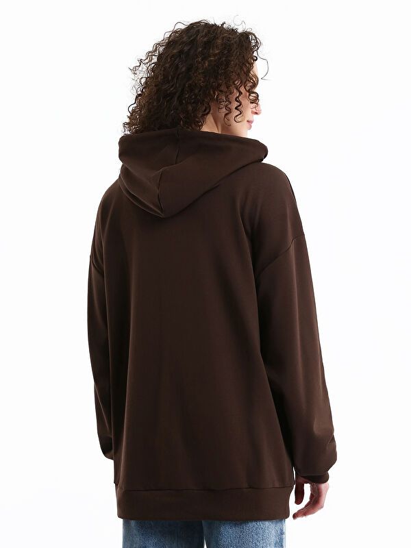 Moudda LC Waikiki - Cardigan en jersey Femme Brun - Tunisie 5