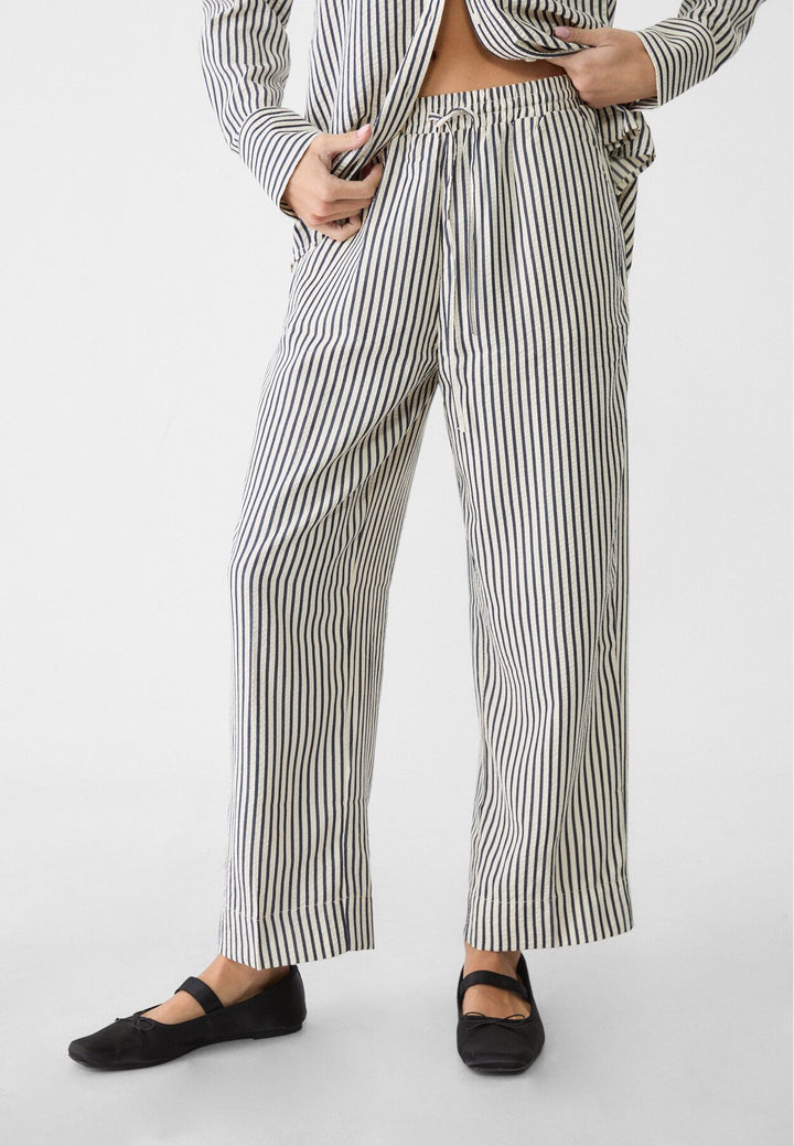 Moudda STRADIVARIUS - Pantalon Carrot en Seersucker - Tunisie 3