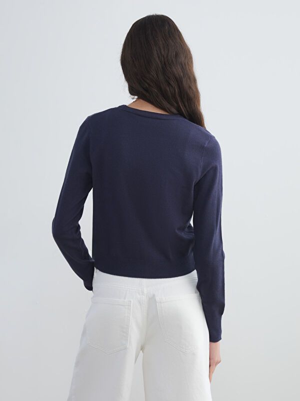 Moudda LC Waikiki - Cardigan en tricot Femme Marine - Tunisie 4