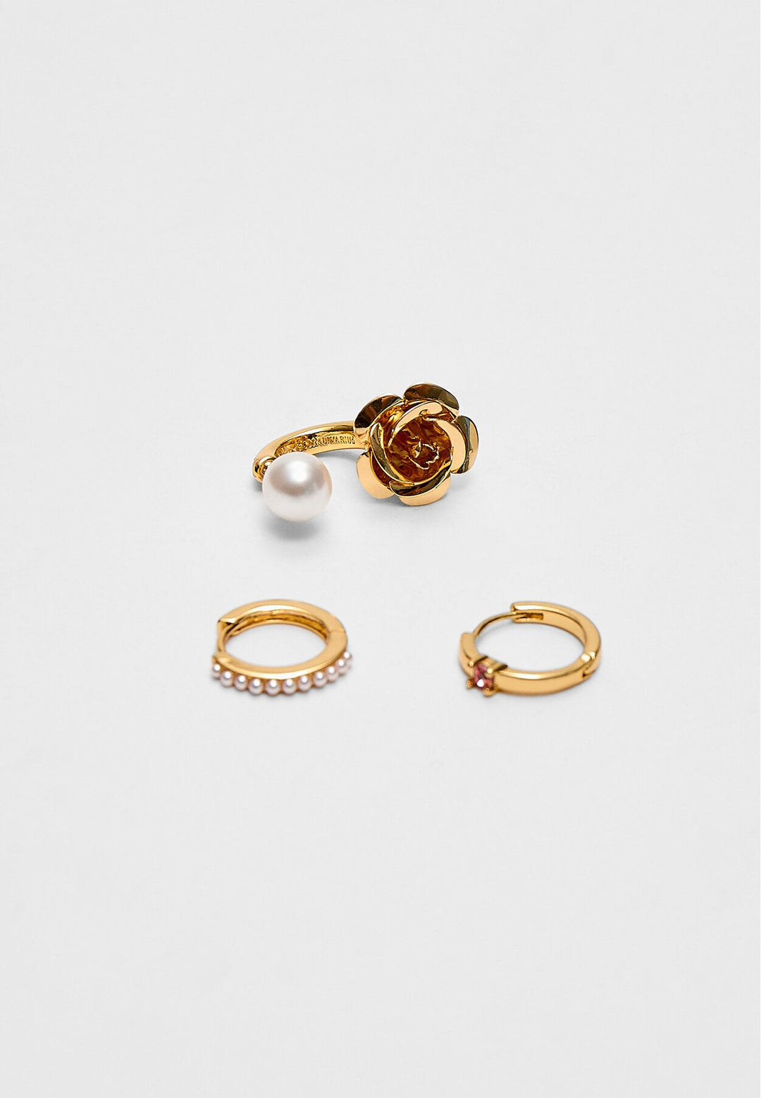 Moudda STRADIVARIUS - Lot de 3 Boucles d'Oreilles Desert Rose - Tunisie 4