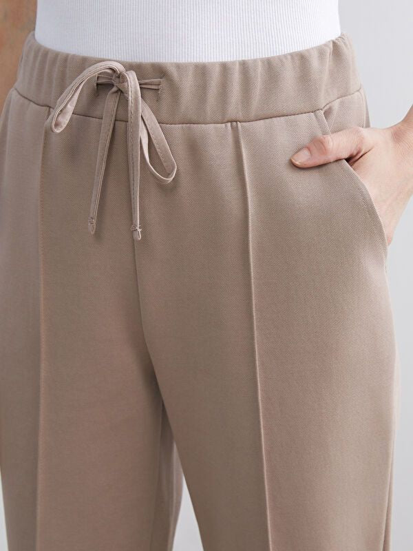 Moudda LC Waikiki - Pantalon jersey Femme Brun clair - Tunisie 3