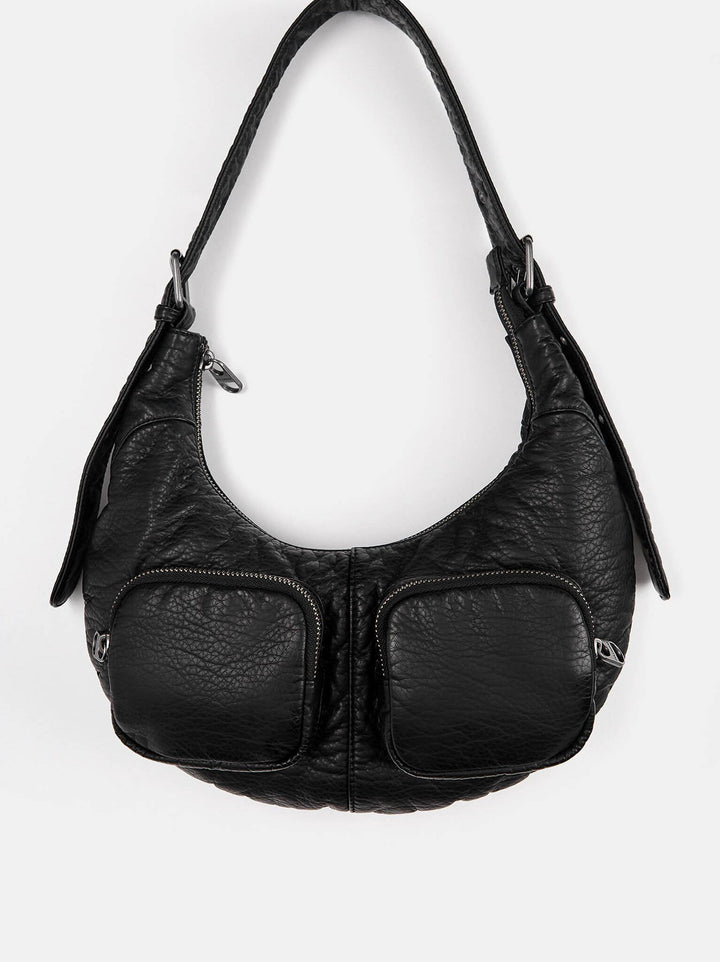 Moudda PULL & BEAR - Sac à Bandoulière Multi-Poche PU Froissé - Tunisie 1