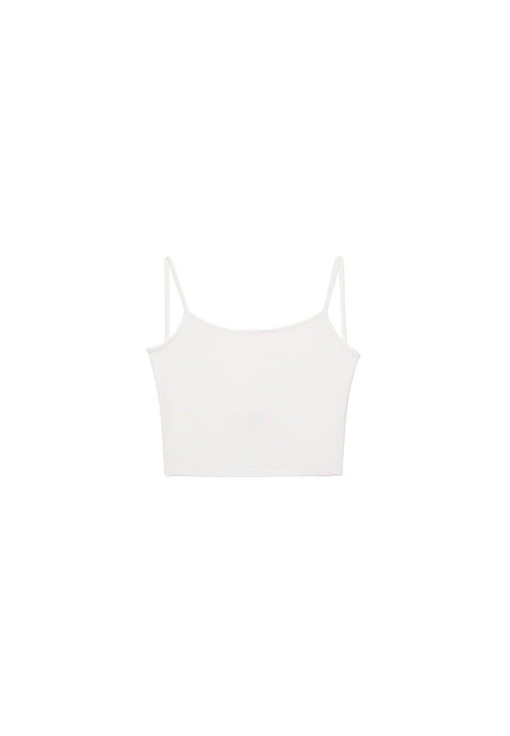 Moudda STRADIVARIUS - T-Shirt à Bretelles en Polyamide Dos Nu - Tunisie 1