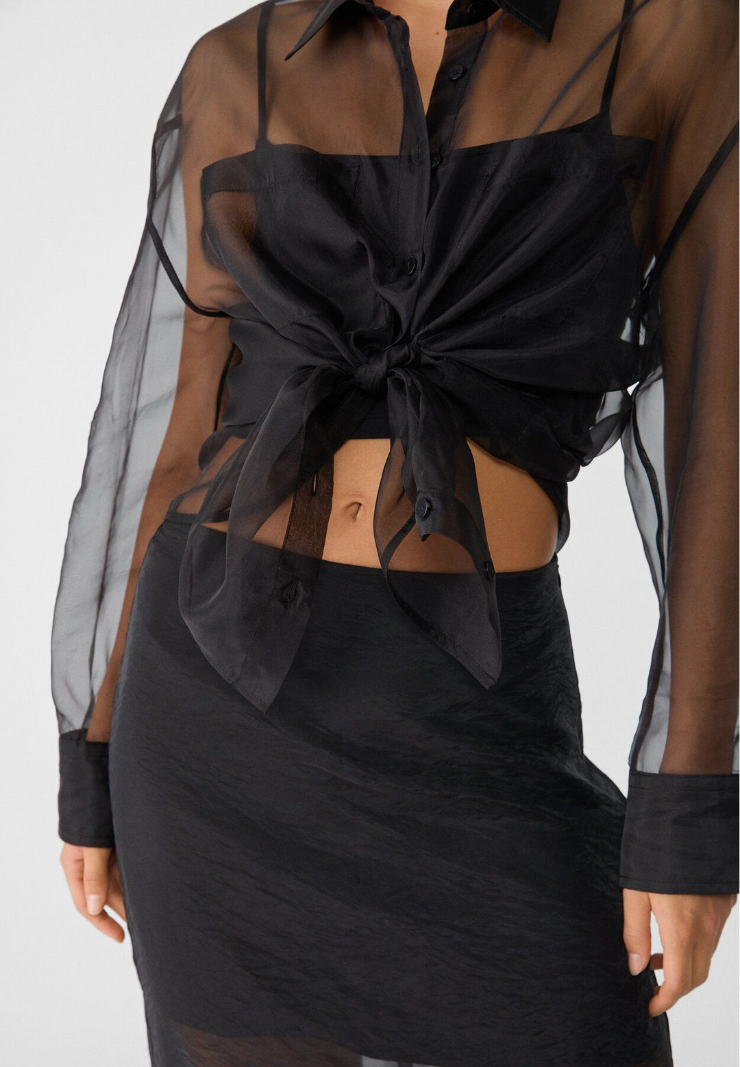 Moudda STRADIVARIUS - Jupe Midi en Organza - Tunisie 4