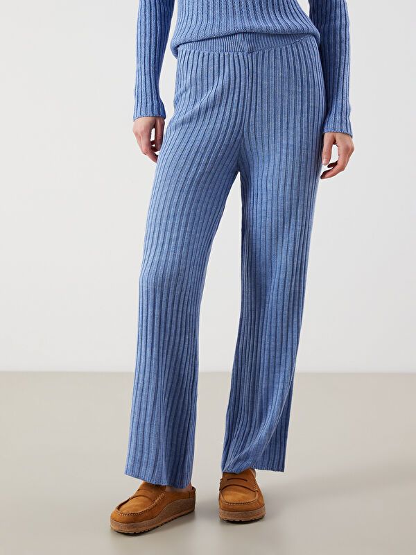 Moudda LC Waikiki - Pantalon tricot Femme Bleu - Tunisie 2