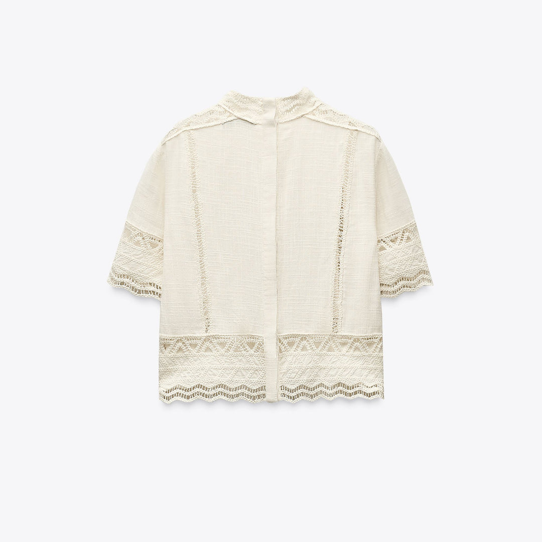 Moudda ZARA - Chemise Crochet - Manches Courtes - Tunisie 2