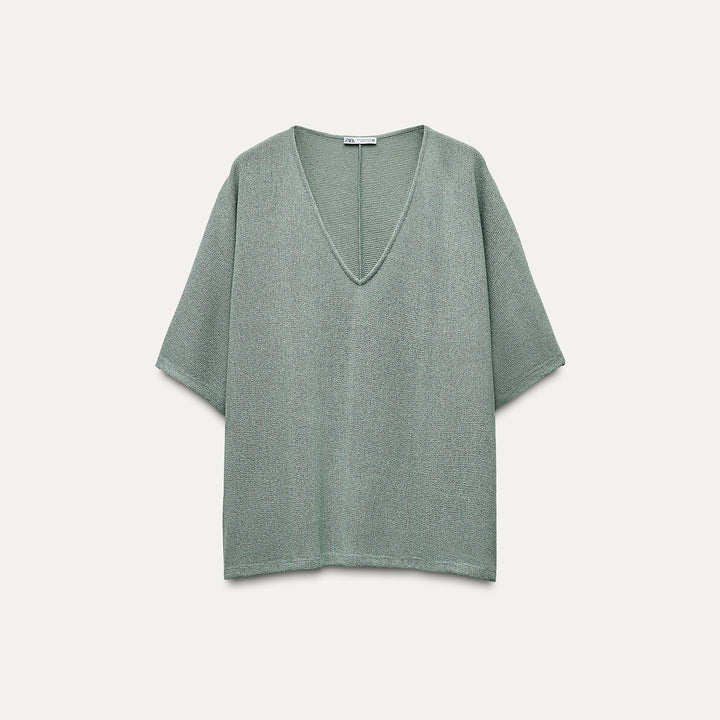 Moudda ZARA - T-shirt asymétrique, tissu ample - Tunisie 2
