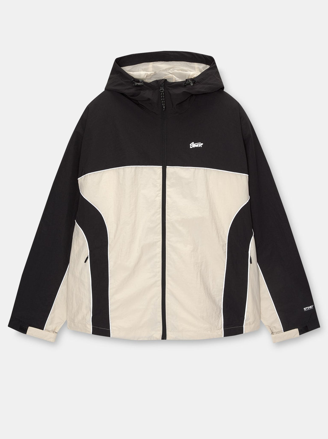 Moudda PULL & BEAR - Imperméable Panneaux Passepoils avec Capuche - Tunisie 3